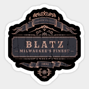 Blatz Beer Milwaukee Sticker